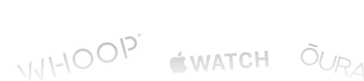 Whoop, Apple Watch and Oura Logos